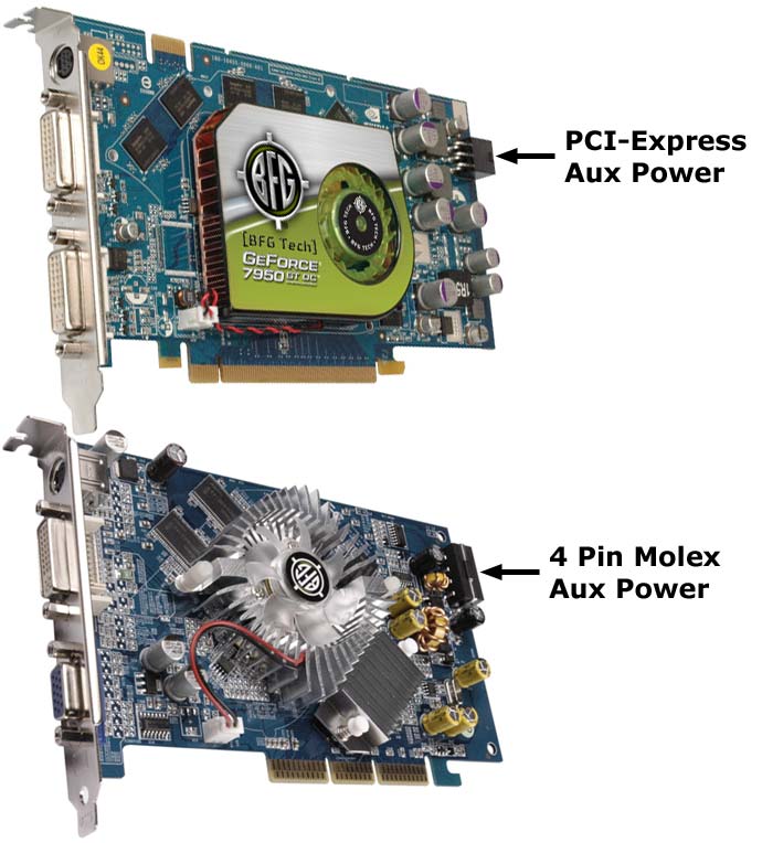 auxiliary power pci-e molex