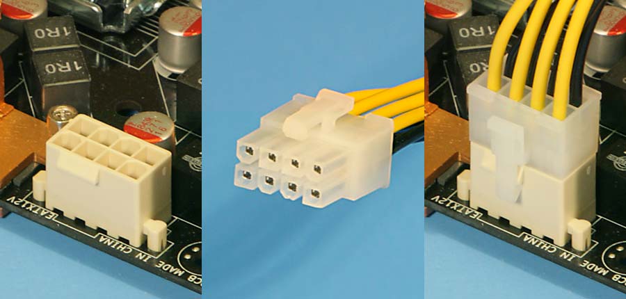 8 Pin EPS +12 Volt Connector